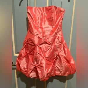 Romeo and Juliet Couture Mini Coral Prom Dress size S